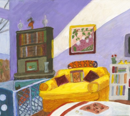 Bedroom with Rose in her Basinette, 